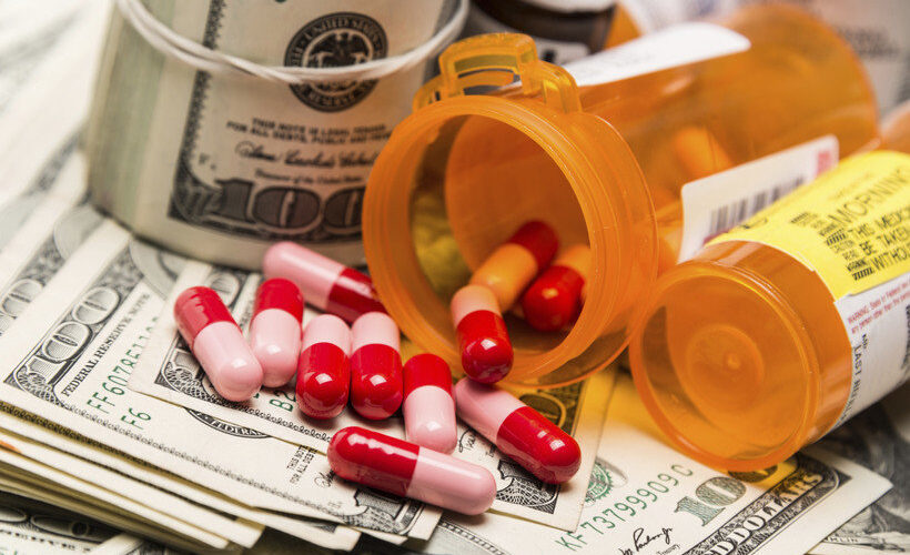 prescription pills and money could benefit from an advocate for health
